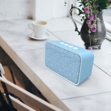 Mini Portable High-Grade Fabric Art Bluetooth Speaker with Subwoofer
