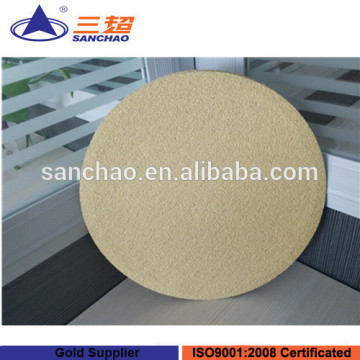 200MM yellow color Abrasive Sanding disc adhesive Disc