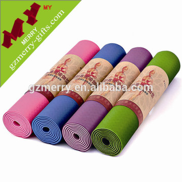 Gym fitness blank yoga mat / tpe yoga mat