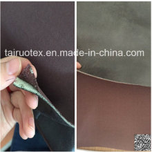Moltopren Backed Microfiber Suede with Knitted Fabric Bonded
