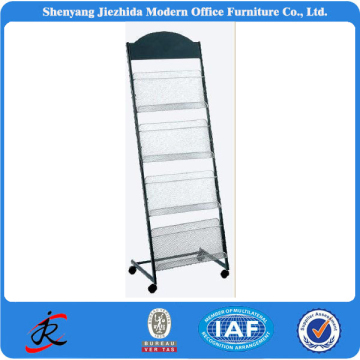 hotel newspaper display rack floor standing newspaper rack