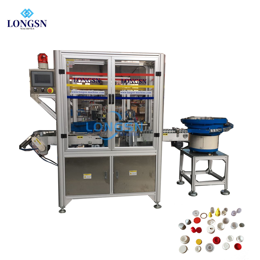 Automatic lid assemble machine