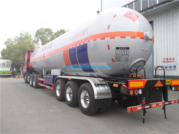 60000 liters Fuel Tank Trailer Oil Tanker Truck