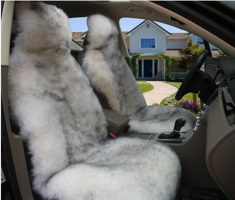 Genuine Fur Car Seat Cover for Winter