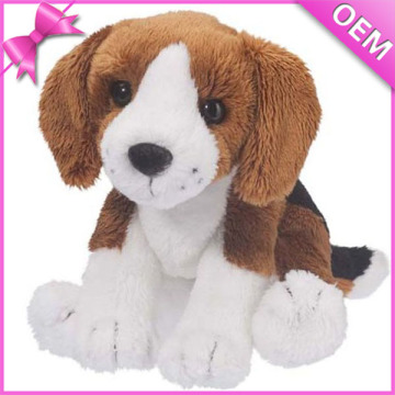 10" Sitting CE Standard Plush Toy Beagle Dog, Plush Beagle Dog Toy, Beagle Plush Toys