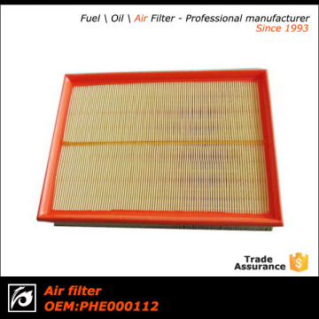 china manufacturer air filter PHE000112