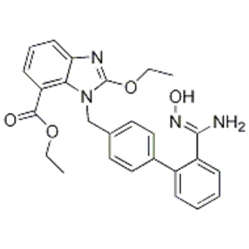 (Z) -Ethyl-2-ethoxy-3 - ((2 &#39;- (N&#39;-hydroxycarbamidoyl) biphenyl-4-yl) methyl) -3H-benzo [d] iMidazol-4-carboxylat CAS 1397836-41-7