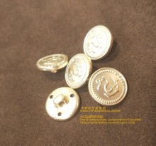 Anchor sea anchor flat golden metal buckle