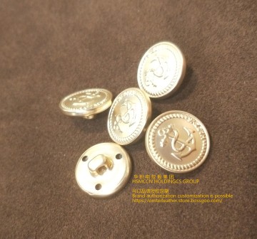 Anchor sea anchor flat golden metal buckle