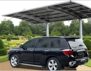 Outdoor garden shelter aluminum carports garages with polycarbonate roof