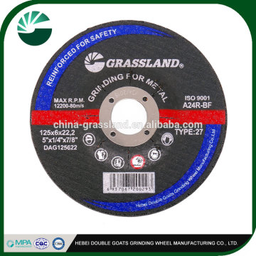 4"Abrasive tools manufacture in China grinding disk for metal