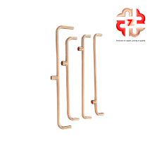 Special shaped pipes for air conditioning systems