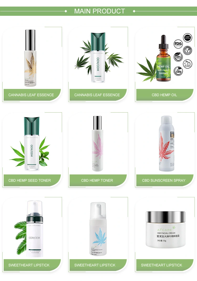 Day and Night Female Facial Face Toner with Private Label Brightening Smoothing Repairing Cbd Cannabidiol Toner Spray