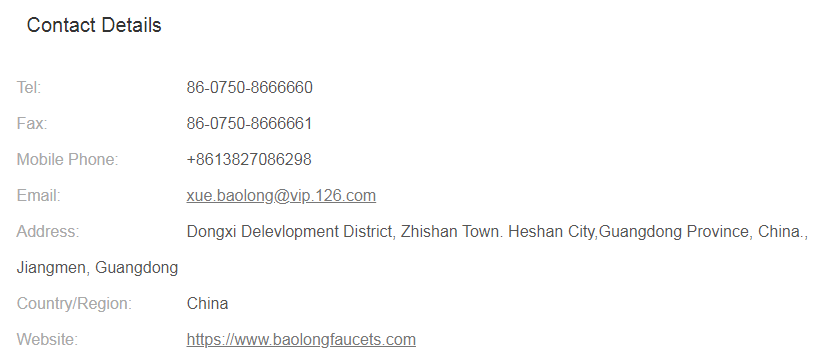 contact baolong