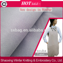 keqiao scuba fabric shaoxing DTY interlock knitting fabric for garment
