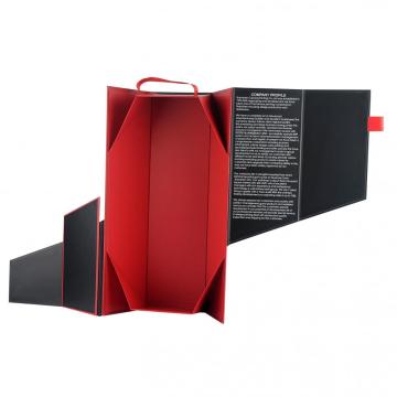 Folding Wine Paper Box With Magnets