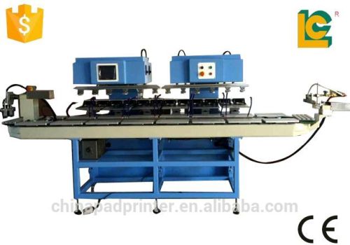 12 color ink cup pad printing machine with conveyor and flame treatment with 18 station Pad Print