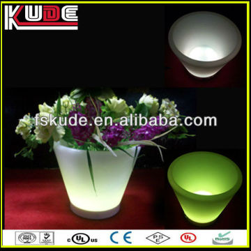 LED planter,led lighted planter pots,outdoor led luminous planter pots