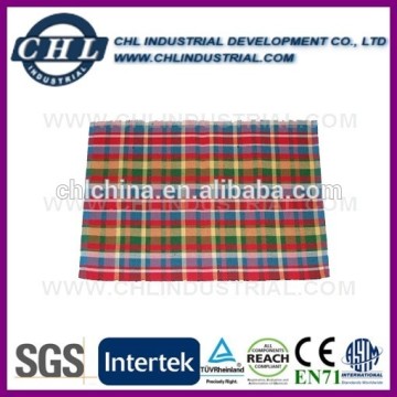 Colorful cotton table mat manufacturer