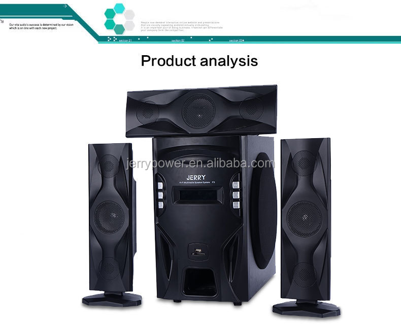 Altavoz al por mayor Super Bass HiFi Surround Sound System Shooker para el cine en casa