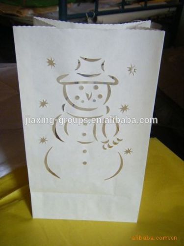 HOT sale paper bags for luminary wax,customized print ,OEM orders are welcome