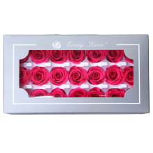 LONGLIVE Wholesale Decorative Preserved Red Rose Buds for Wedding Centerpieces