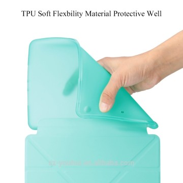 Latest version for ipad mini smart case with soft TPU buttom