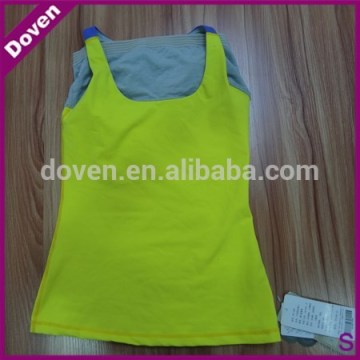 Lady gym and cycling Elastic singlets spandex singlets