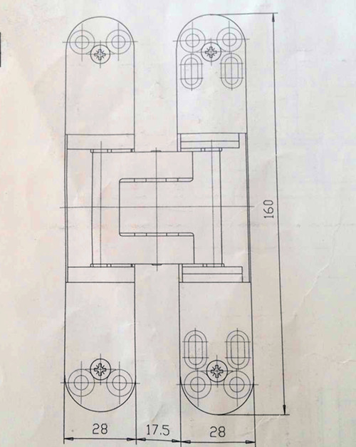 right angle hinge toilet door hinge