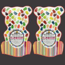 Custom Bottle Shaped Pouches & Custom Plastic Die Cut Bags