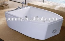 China new design bathtub with feet with whirlpool massage