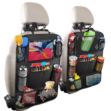 QSP127 Oxford Fabric Car Seat Protector & Backseat Organizer