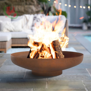 Outdoor Fireplaces and Steel Square Barbecue Fire Pits for Camping