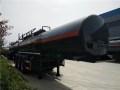 รถกึ่งพ่วงถังเคมีเหลว Tri-axle 19000 ลิตร