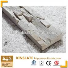 Pumice and cement made faux slate split ledge stone wall panel