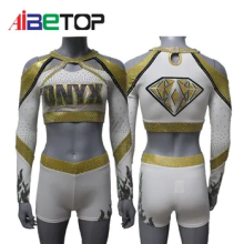 Custom cheerleading uniforms spandex cheerleading uniforms
