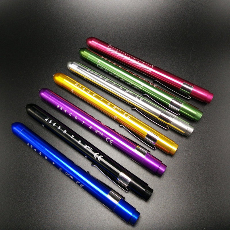 promotional multi colored white or warm white yellow light led medical doctors pen torch