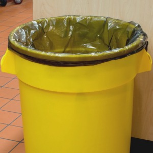 Strong Black Bin Bags Trash Bags with Gain Small Garbage Bags with Handles