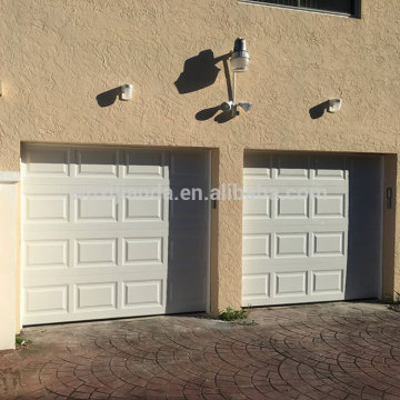 cheap wooden garage door with automatic opening