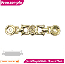 Flowers design metal shoes chains decorationi