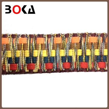 wholesale braided ribbons handmade colorful yarns braided tapes for garments