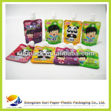 stand up bag packaging different colors customized print for children