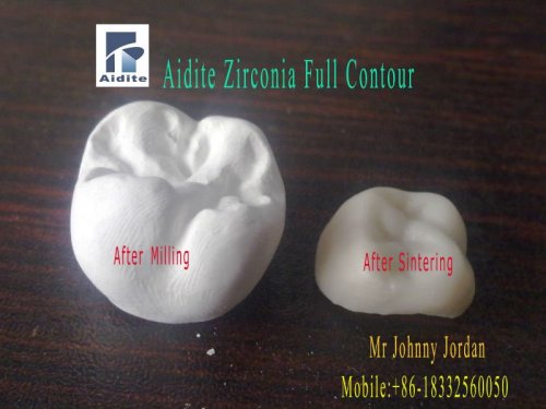 DENTAL ZIRCONIA DISK SHT FOR FULL CONTOUR CROWN