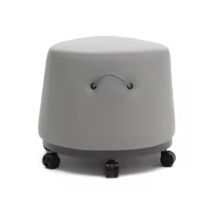 Office Furniture Office Round Pouf Footrest Fabric Stool Swivel for Office Public Area