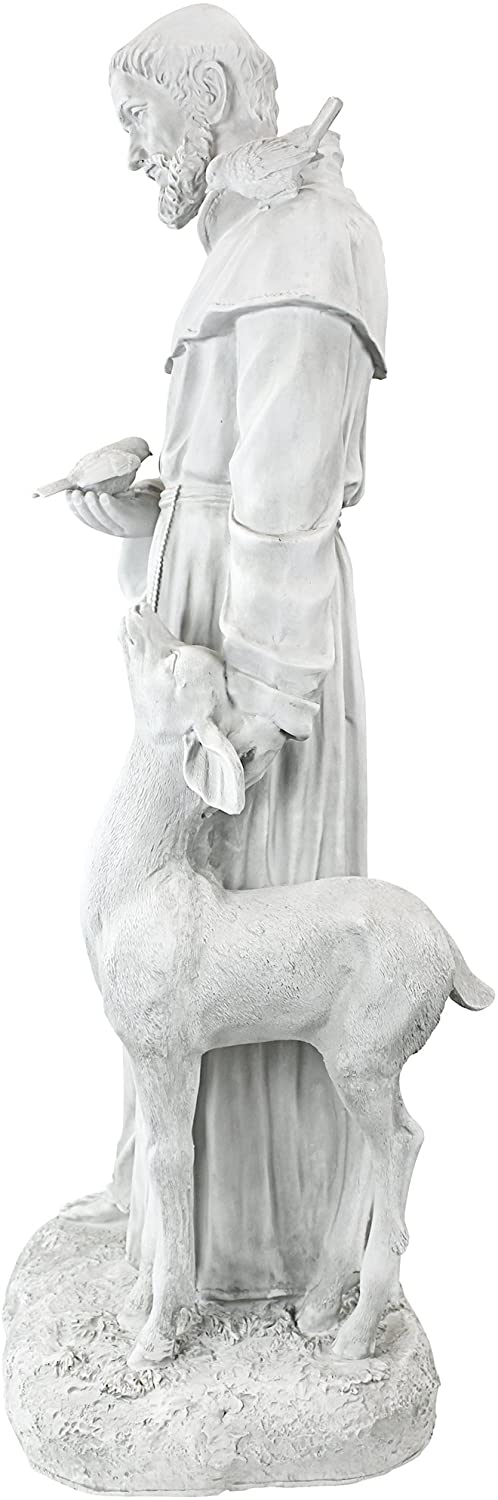 قديس الحيوانات من تمثال ديكور الحديقة الدينية