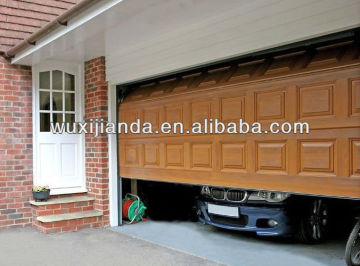 wooden grain garage doors (walnut,golden oak,mahogany)