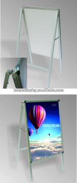 Outdoor single poster stand, portable advertising equipment