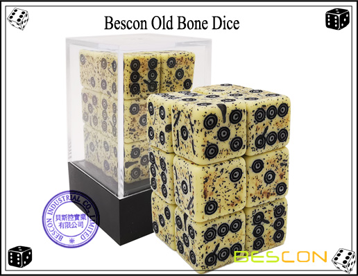 Bescon Old Bone Dice-3 Bescon Old Bone Dice-3