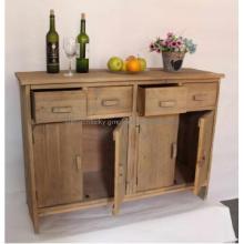 Rustic antique look wooden cabinets