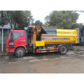 FAW compact garbage truck mounted crane